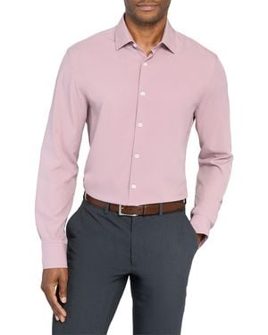 Con.struct Solid Performance Stretch Cooling Comfort Dress Shirt - Blue