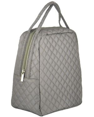 Gnuadz Lunch Tote Bag Thermal Cooler Quilted Work Outdoor Camping - Gray