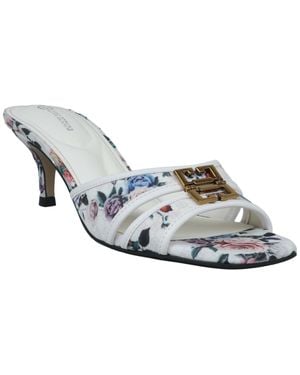 Giani Bernini Margrite Kitten Heel Dress Sandals - White