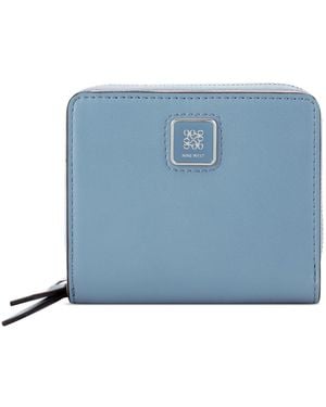 Nine West Lockup 9 French Wallet - Blue