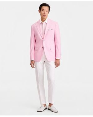 Tallia Slim-fit Patterned Blazer - Pink