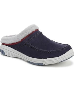 Ryka Arrow Mule Round Toe Slip On Shoes - Blue