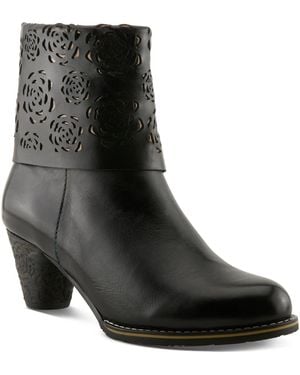 L'ARTISTE Swan Slide Wedge - Black
