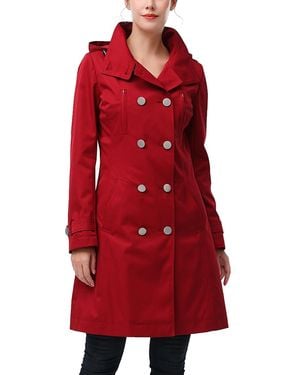 Kimi + Kai Kimi + Kai Kimi + Kai Mid-length Trench Coat - Red