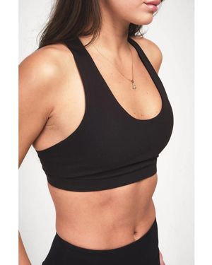 Seaav Contrast Bra - Black