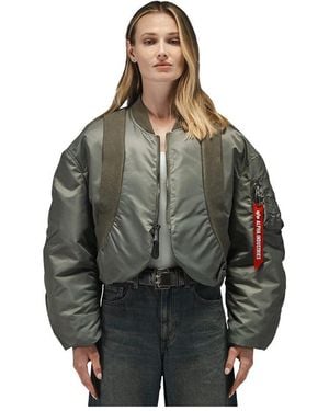 Alpha Industries Knit Rib Ma-1 Flight Jacket W - Multicolor