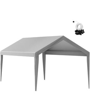 Vevor Carport Replacement Canopy Car Shelter Tent 10x20ft Not Include Frame - Gray