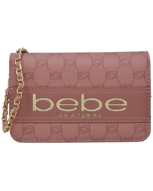 Bebe Serena Monogram Crossbody Bag - Brown