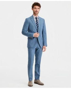 Ted Baker Ted By Modern Fit Wool Blend Solid Suit Separates - Blue