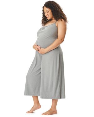 Motherhood Maternity Maternity Motherhood Sleep Romper - Gray