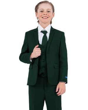 Perry Ellis Little Boys 5 Piece Pastel Suit Set - Green