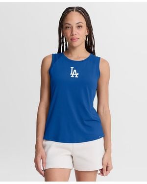 Fanatics Los Angeles Dodgers Draped Mesh Back Performance Tank Top - Blue