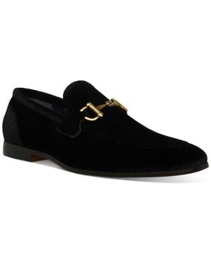 Steve Madden Morocco Velvet Smoking Slipper - Black