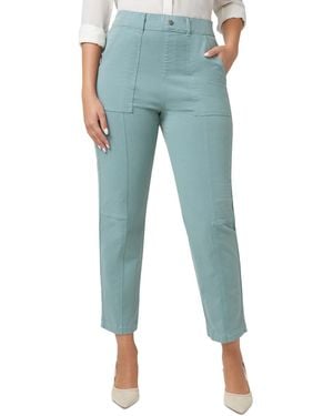 Hue High-rise Stretch Utility Skimmer Pants - Blue