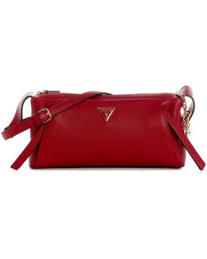 Guess Devon Small Crossbody Handbag - Red