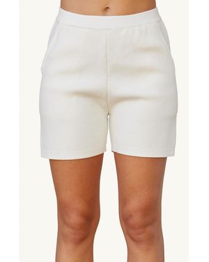 Crescent Kooper Knit Shorts - White