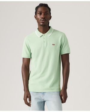 Levi's Housemark Regular Fit Short Sleeve Polo Shirt - Green