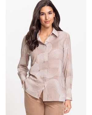 Olsen Retro Print Shirt - Multicolor