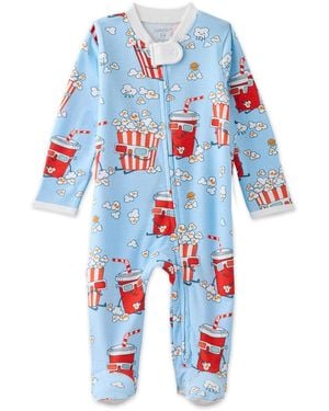 Butterblu Baby Scout Sleep And Play Bodysuit - Blue