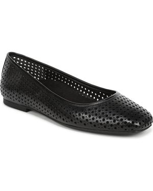 Vionic Orinda Perf Ballet Flats - Black