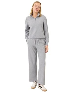 Pact Organic Cotton Roam Travel Wide Leg Pant - Gray