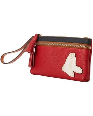 Dooney & Bourke Boston Red Sox Infield Double-zip Wristlet