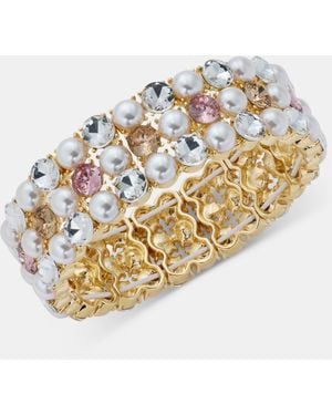 Charter Club Multi-stone Stretch Bracelet - Metallic