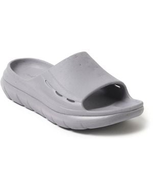 Dearfoams Powell Regrind Eva Pillow Slide Sandal - Gray