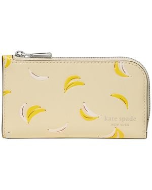 Kate Spade Devin Banana Bifold Wallet - Metallic