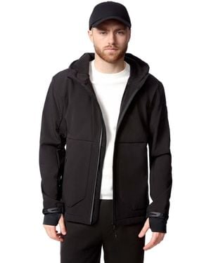Alpine North Tofino | Fleece Lined Softshell Windbreaker - Black