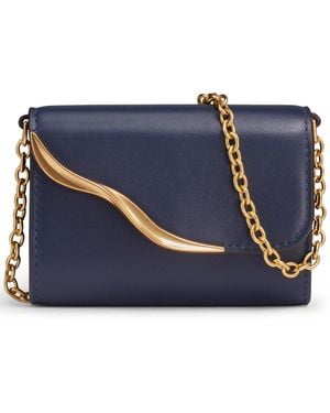Donna Karan Malverne String Wallet - Blue