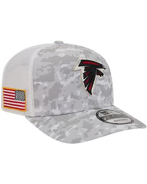 KTZ Atlanta Falcons Salute To Service Fan Pack 9seventy Trucker Adjustable Hat - Gray