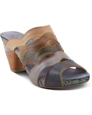 L'ARTISTE By Spring Step Pita Strappy Sandal Leather - Brown