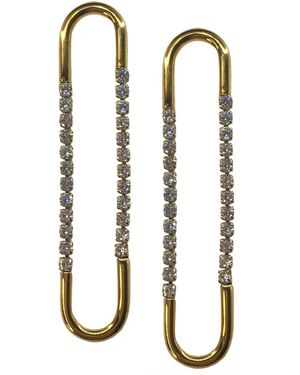 Accessory Concierge Looped In Drop Earrings - White
