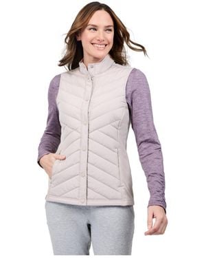 Free Country Hybrid Button Front Vest - Purple