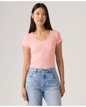 Levi's Short-sleeve Crew Neck Top - Blue