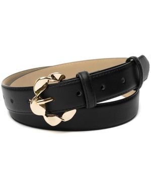 BCBGeneration Twisted Buckle Belt - Black