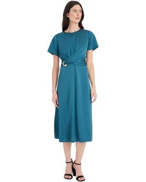 Maggy London Short-sleeve Dress - Blue