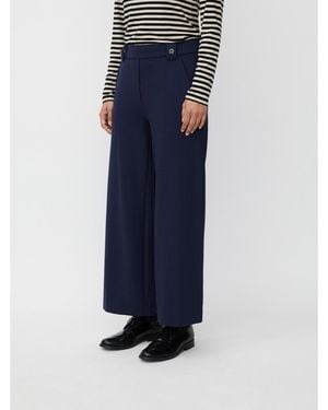 Masai Cropped Wide Leg Pants - Blue