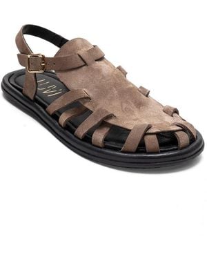Forever & Always Shoes Alone Leather Gladiator Sandal - Brown
