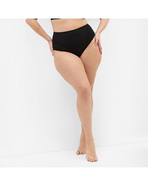 City Chic Luxe Microfibre 3 Pack Hi Thong - Black