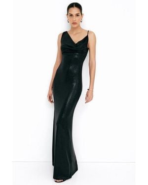 MARCELLA Liberty Metallic Gown - Black