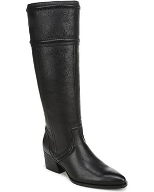 Naturalizer Dayton Knee-high Pointed-toe Zipper Boots - Black