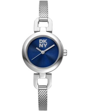 DKNY Milanese Quartz Stainless Steel Bracelet Watch 26mm - Blue