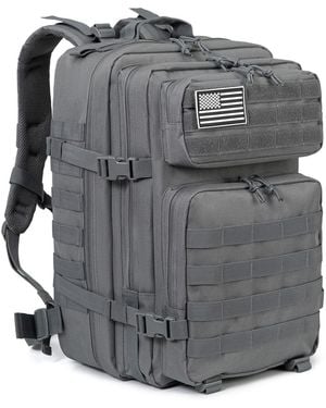 Gnuadz 45l Camping Outdoor Army Tactical Backpack Hiking Rucksack - Black