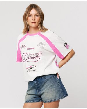 A.Brand Living The Dream Tom Crew Neck T-shirt - White