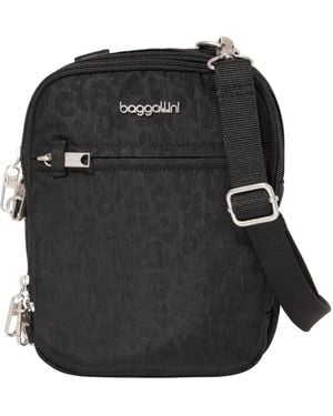 Baggallini Classic Anti-theft Mini Crossbody Handbag - Black