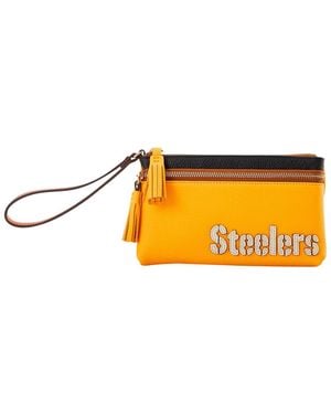 Dooney & Bourke Pittsburgh Steelers Infield Double-zip Wristlet - Multicolor