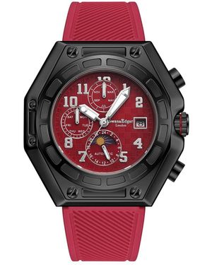 Swan And Edgar Se00981 Swan & Edgar Hand Assembled Fortress Automatic - Red