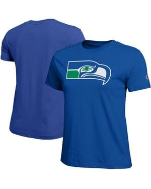 Champion Seattle Seahawks Logo T-shirt - Blue